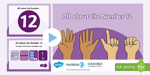 All About Number 13 PowerPoint Including Numicon Shapes